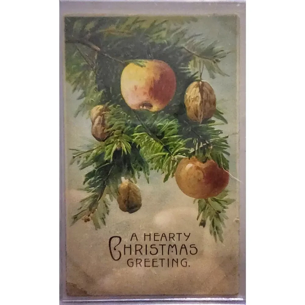 Lot Of Four Vintage Antique Embossed Postcards Christmas Baby Pet